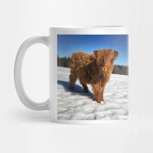 Scottish Highland Cattle Calf 1732 Mug